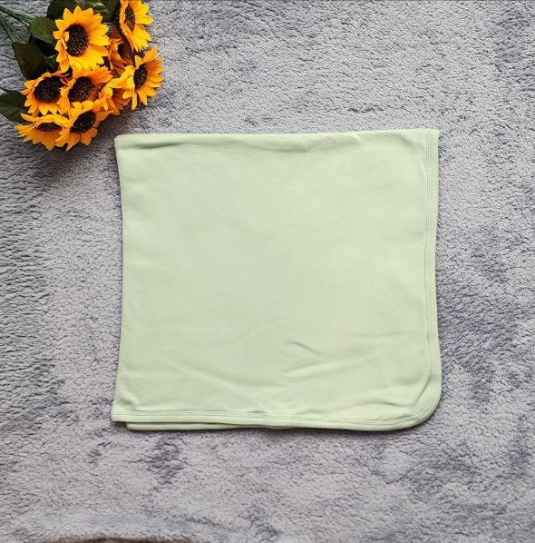 Çift Kat %100 Pamuk Bebek Battaniyesi | 80x80 cm | Nefes Alabilen, Yumuşak ve Doğal Kumaş