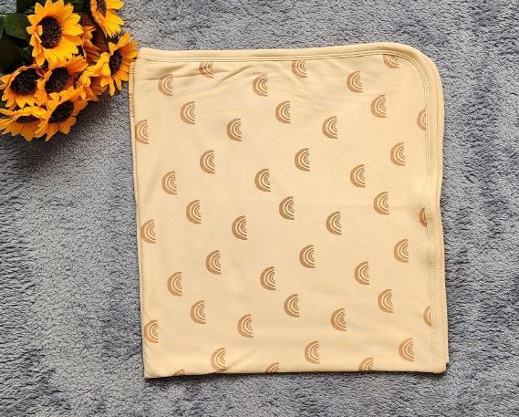 Çift Kat %100 Pamuk Bebek Battaniyesi | 80x80 cm | Nefes Alabilen, Yumuşak ve Doğal Kumaş - Görsel 2