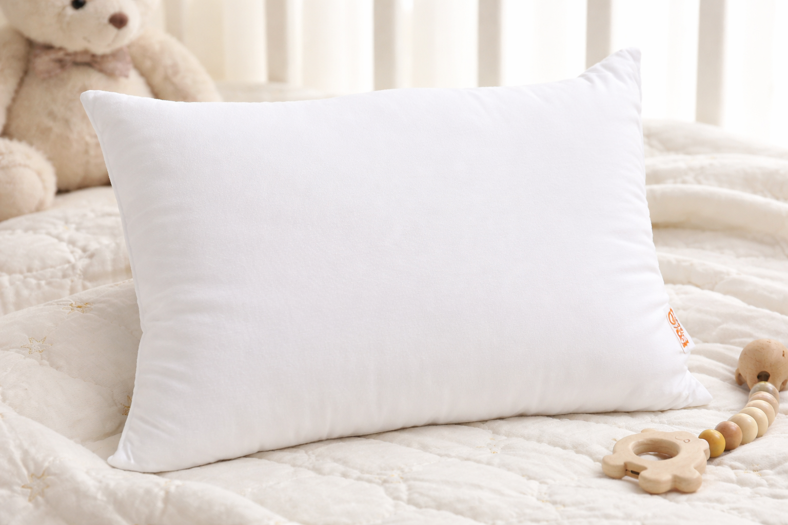 Özdilek Bebek Yastığı – %100 Pamuk, Silikon Elyaf Dolgulu (35x45 cm) - Görsel 3